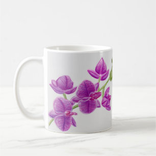 Lila Blumen-Tasse Christinas Kaffeetasse