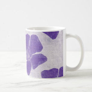 Lila Blumen-Tasse Kaffeetasse
