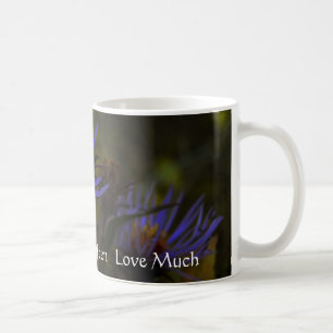 Lila Blumen-Tasse Kaffeetasse