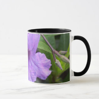 Lila Blumen-Tasse Tasse