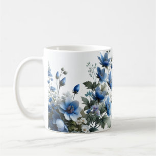 Lila Blumen Tee Tasse Tasse