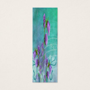 Lila Blumen und musikalische