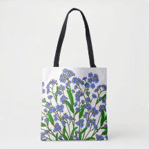 Lila Blumen, vergessen Sie mich nicht Wildblume