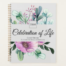 Lila Blumenfeier des Life Gast Book