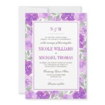 Lila Blumengarten Hochzeitsfeier