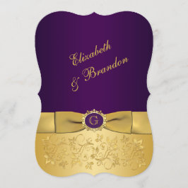 LILA, blumengeschmückte Einladung 8