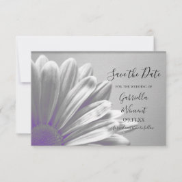 Lila BlumenHighlights Hochzeitsszenierungen speich Save The Date