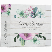 Lila Blumenlehrer-Geschenk - Jahr der Namensklasse