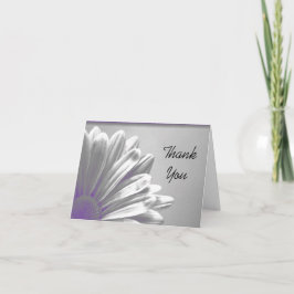 Lila Blumenmarken Bridesmaid Vielen Dank Dankeskarte