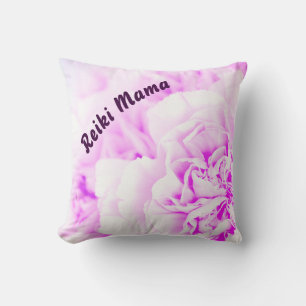 Lila Blumenmaus Reiki Mama Kissen