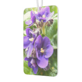 Lila Blumenmuster Autolufterfrischer