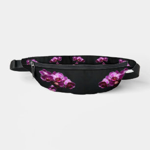 Lila Blumenorchid Naturblüten Fanny Pack Bauchtasche