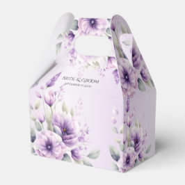 Lila Blumenpracht Box Geschenkschachtel