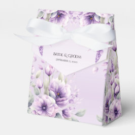 Lila Blumenpracht Box Geschenkschachtel