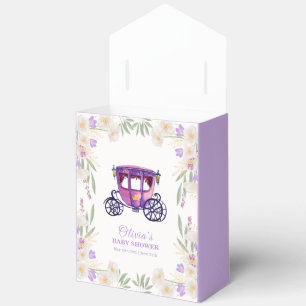 Lila Blumenvorhang Prinzessinnen-Kutsche Mädchen B Geschenkschachtel