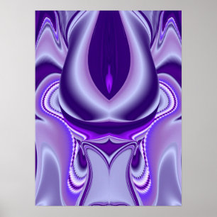 Lila Blumtraum Poster