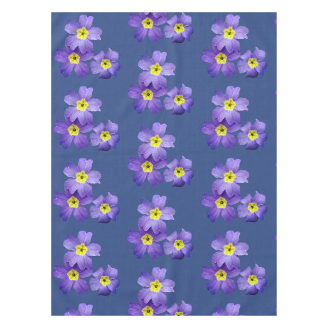 Lila Blüten Frühling Sprung Tableclout Tischdecke (Vorderseite)