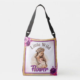 Lila Boho Baby Dusche Tragetaschen Mit Langen Trägern