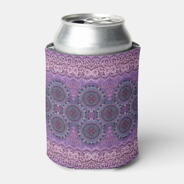 Lila Boho Style Dosenkühler (Kanne Vorderseite)