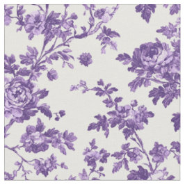 Lila botanisches Rebenmuster Stoff