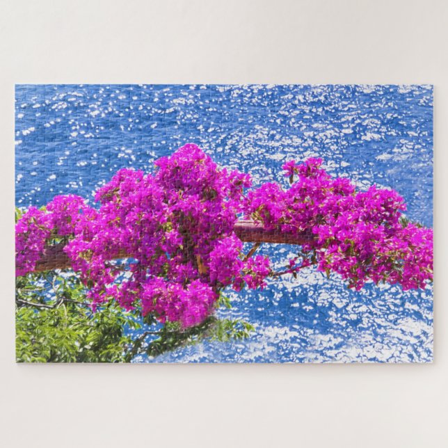 Lila Bougainvillea in Positano, italy (Horizontal)