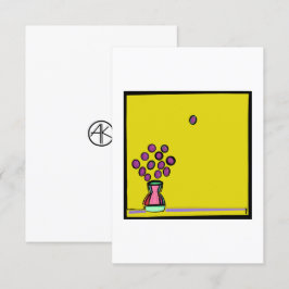 LILA BOUQUET DANKESKARTE