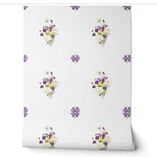 Lila Bouquet-Tapete Tapete
