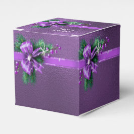 Lila Bow Holiday Geschenkboxen Geschenkschachtel