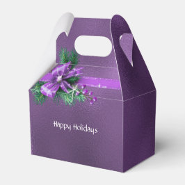 Lila Bow Holiday Geschenkboxen Geschenkschachtel