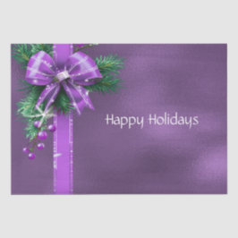 Lila Bow Holiday Seidenpapier