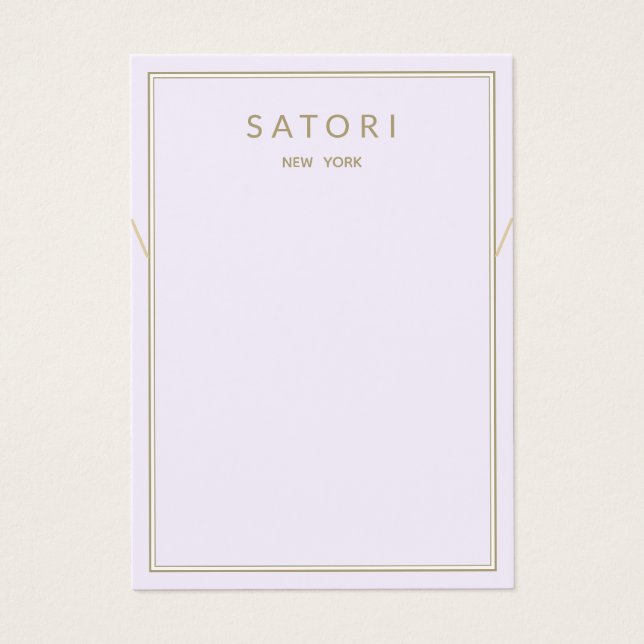 Lila Bracelet-Anzeige an den Grenzen (Vorderseite)