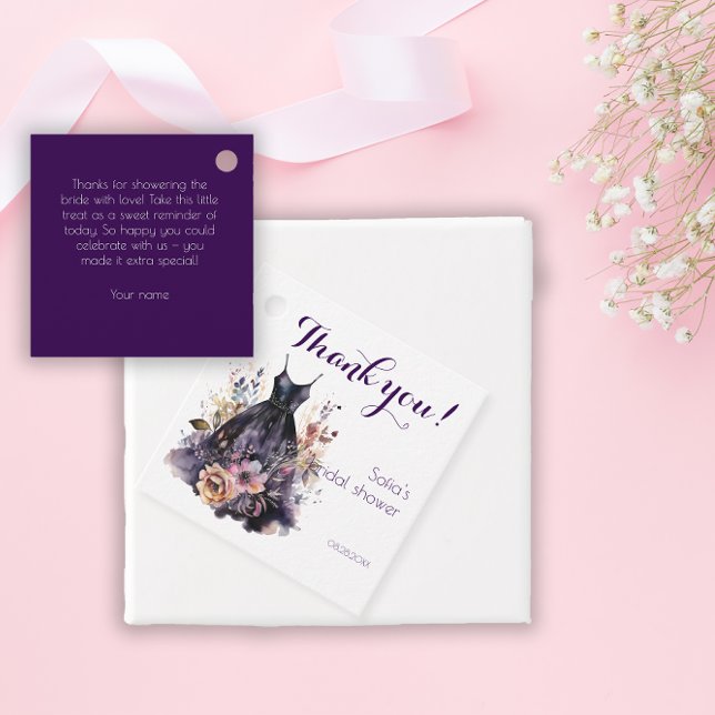 Lila Brautparty Geschenkanhänger (Von Creator hochgeladen)