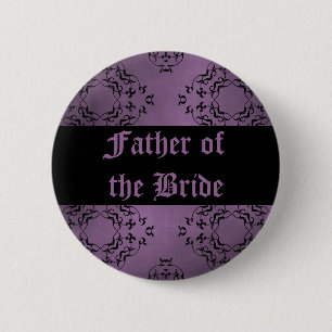 Lila Brautvater Button