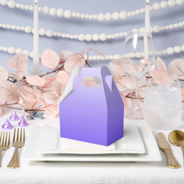 Lila Breite Geschenkschachtel (Hochzeit)