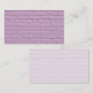Lila Brillenwand-Visitenkarte für weichste Pastel Visitenkarte