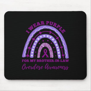 Lila Bruder im Gesetz Überdosierung Bewusstsein Re Mousepad