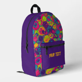Lila | Bunter Chic Print Cut Sew Tasche