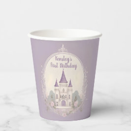 Lila Burgcup Pappbecher
