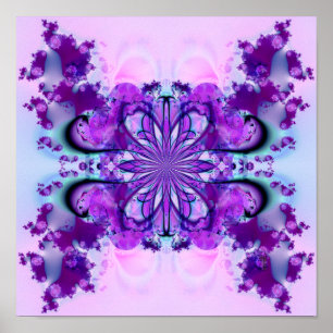 Lila Burst (12 von 12) Art Print Poster