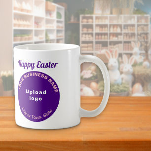 Lila Business-Marke Ostern Tasse