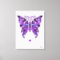 Lila Butterfly 31-Notebook