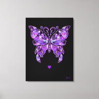Lila Butterfly 31-Notebook