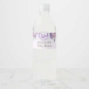 Lila Butterfly Floral Baby Dusche nach Maß