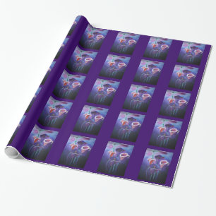 Lila Callas Lilac und Lila Kunst Geschenkpapier
