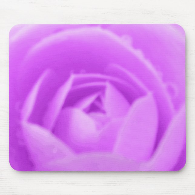 Lila Camellia Blume Mousepad (Vorne)
