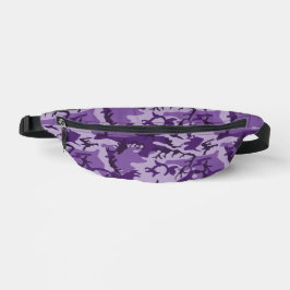 Lila Camouflage, Militär, Armee Bauchtasche