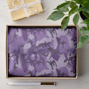Lila Camouflage, Militär, Armee Seidenpapier