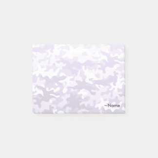 Lila Camouflage Post-it Klebezettel