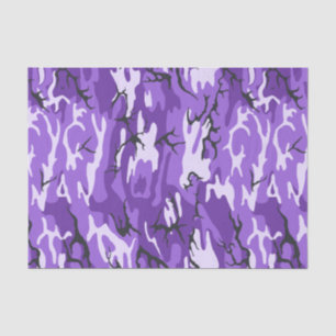 Lila Camouflage Seidenpapier