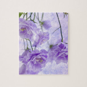 Lila Campanella Blume Makro